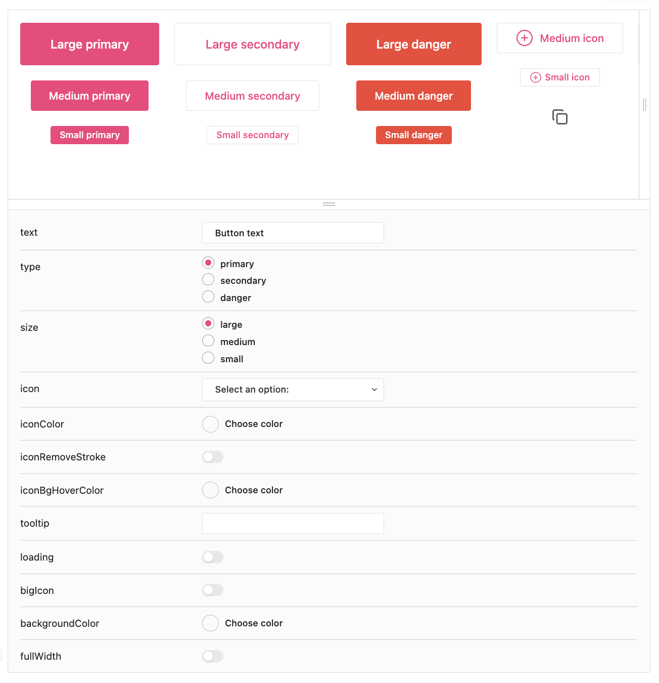 Story natively displayed in zeroheight