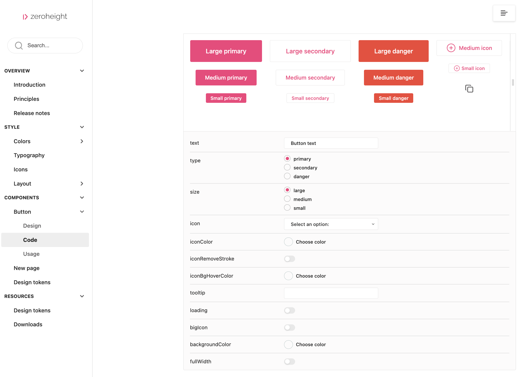 Storybook display in viewer mode