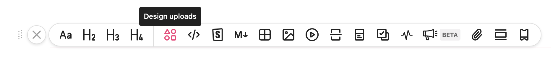 Adding design uploads
