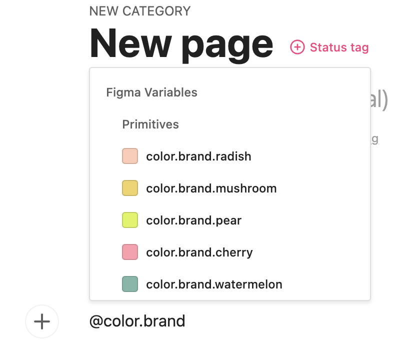 Working with Figma variables in zeroheight - Learning Hub - zeroheight