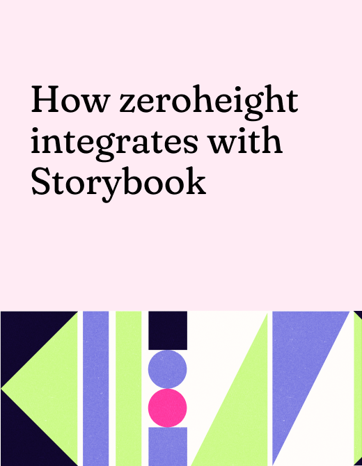 Making sense of components How zeroheight integrates with Storybook
