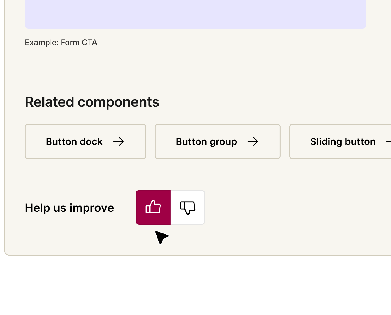 Feedback Footer