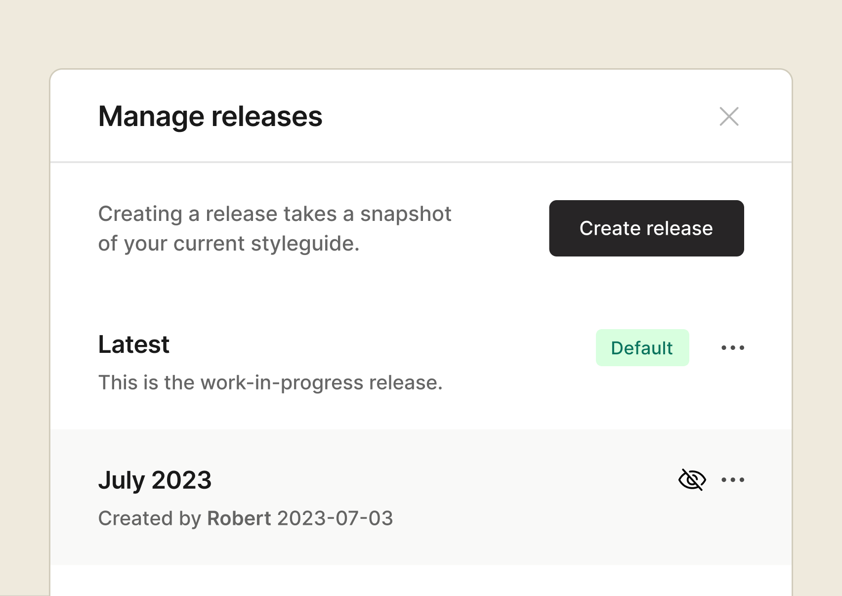 Secure Releases